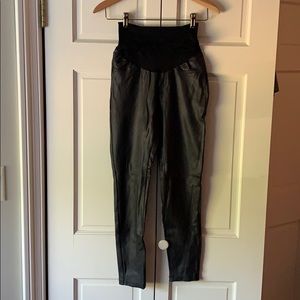 Jessica Simpson Maternity Faux Leather Leggings